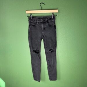 American Eagle AE High-Waisted Jegging Black Size 00 X-Short